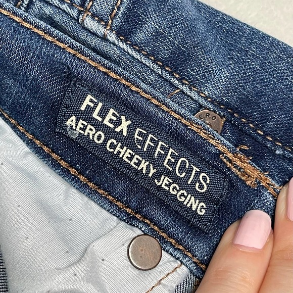 Aeropostale Women’s Jeans 6 Flex Effects Aero Cheeky Legging Stretch Knees Out‎ - Picture 9 of 14